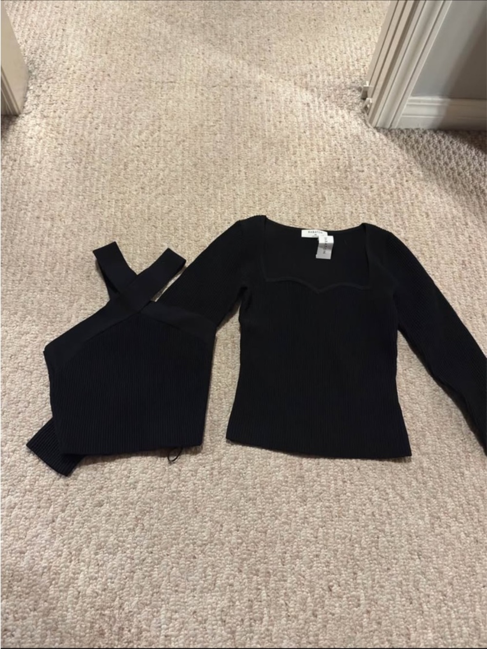 Babaton sculpt knit tops